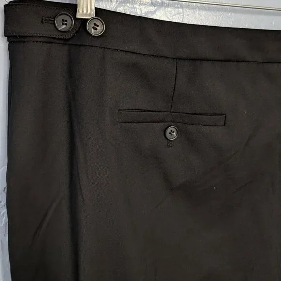 Jones New York Womens Black Stretch Slim Fit Pants 20WP Petite Runway Style - Picture 10 of 15